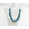 Collier Sautoir  bleu